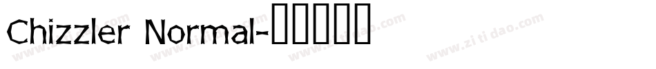 Chizzler Normal字体转换